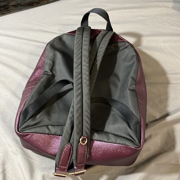 Coach purple and tan backpack - Picture 3 of 5